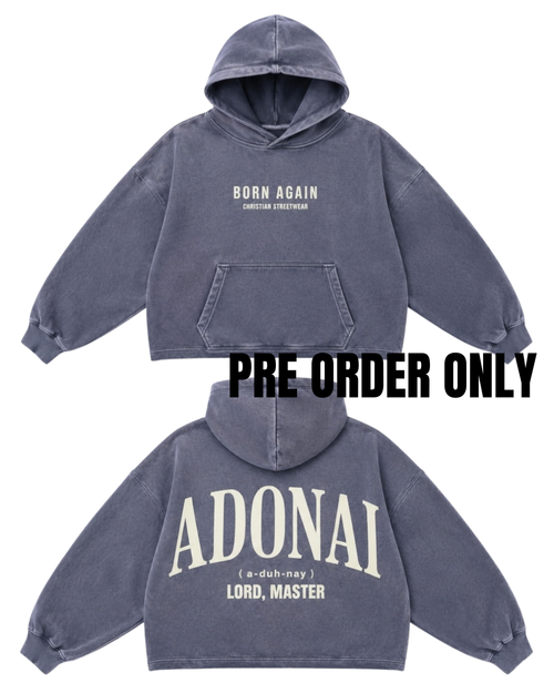 Adonai Hoodie – Christian Streetwear Hoodie